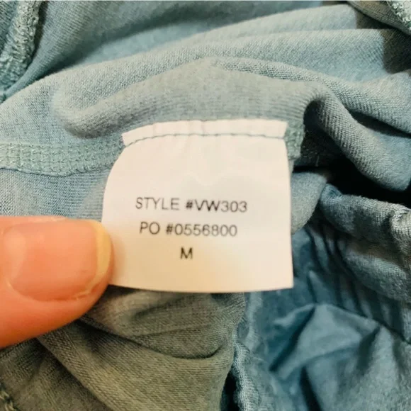 Vuori Women’s Performance Jogger Smoke Blue Heather Drawstring size medium - Picture 6 of 6